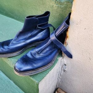 SALVATORE FERRAGAMO | Ferragamo Mens Navy Boots ~~ Just In